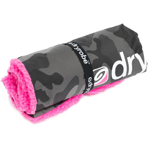 2023 Dryrobe Putetrekk V3 DRYCC2 - Svart Kamuflasje / Pink
